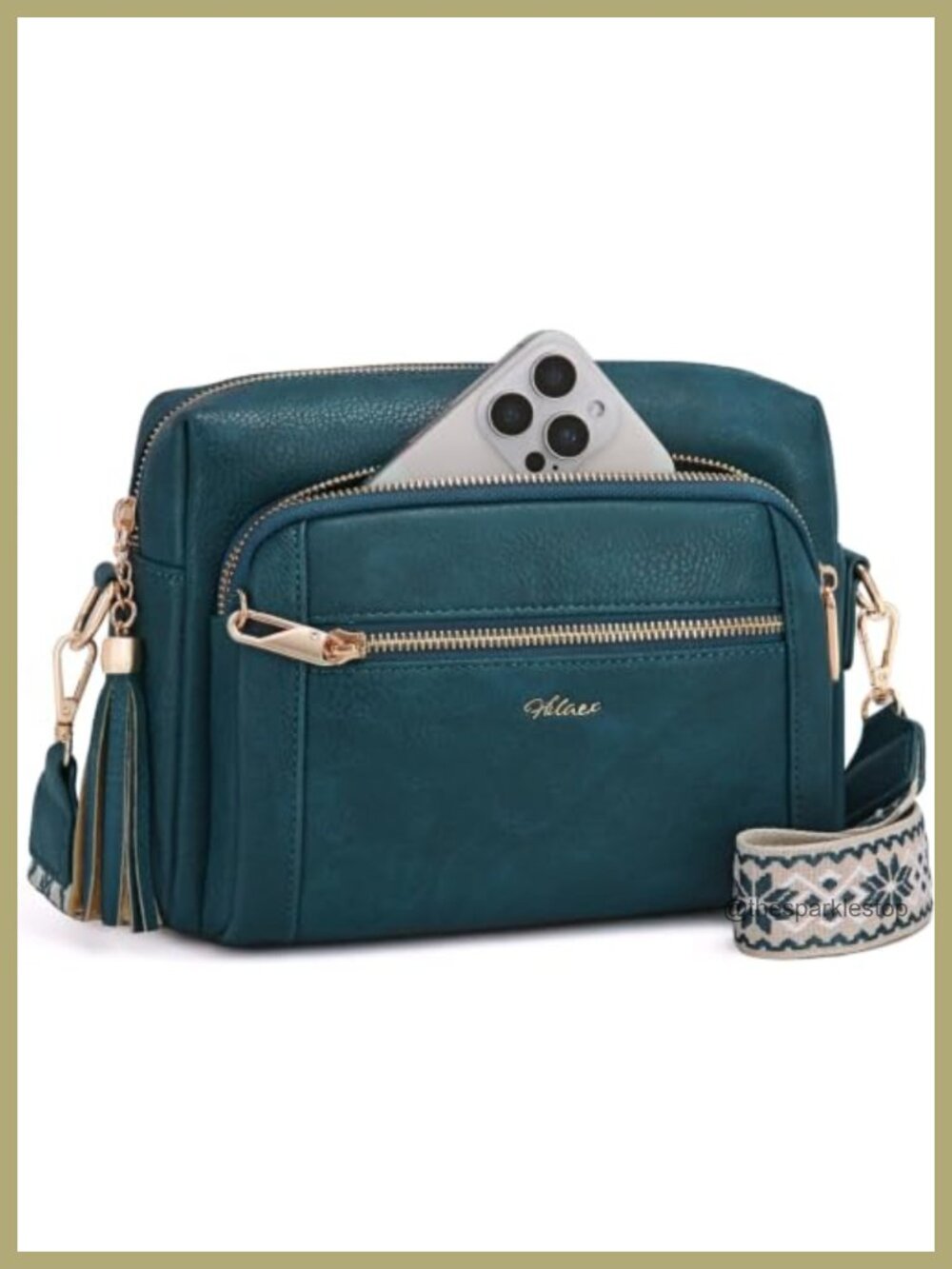 Vegan Faux Leather Anti Theft Crossbody Bag Women Purses Handbag
